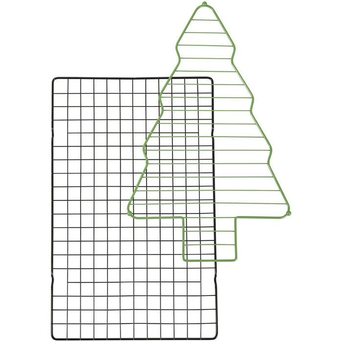 Tree Grid Set 2pc - NY Cake | Cake Decorating & Baking Supplies