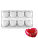 Wrapped Heart Silicone Baking & Freezing Mold - 8 Cavity - NY Cake | Cake Decorating & Baking Supplies