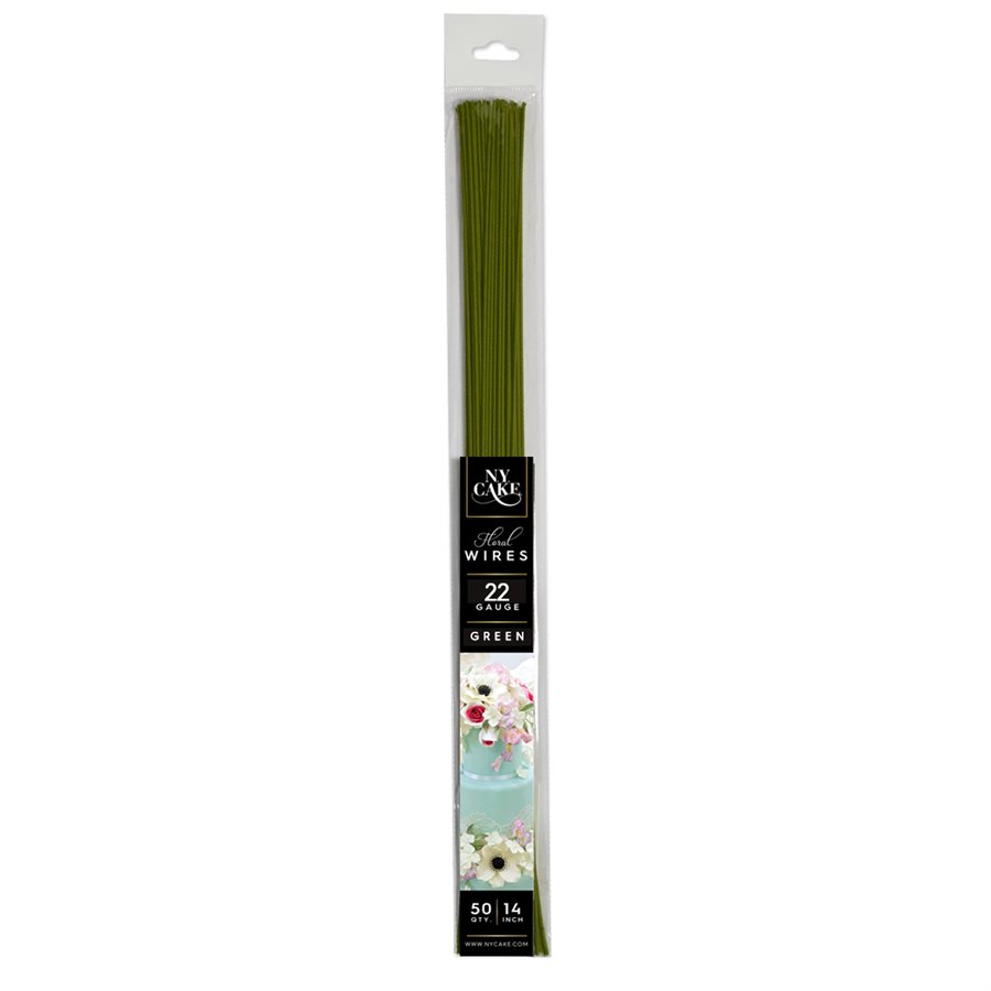 Ateco Green Floral Wire - 22 Gauge