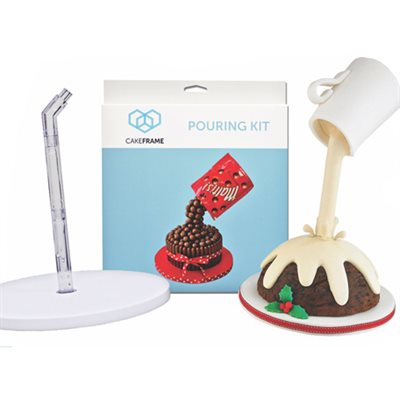 ABIDE Cake Support Structure Frame Anti Gravity Cake Decorating Pouring Kit,  Easy to Shape Cakes Create Your Own Showstoppers - Walmart.com
