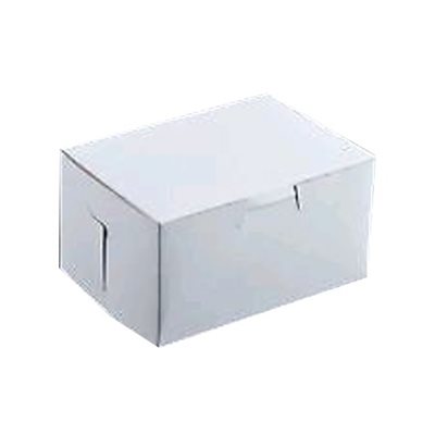 6 X 4 X 2 3 4 Inch White Cake Box