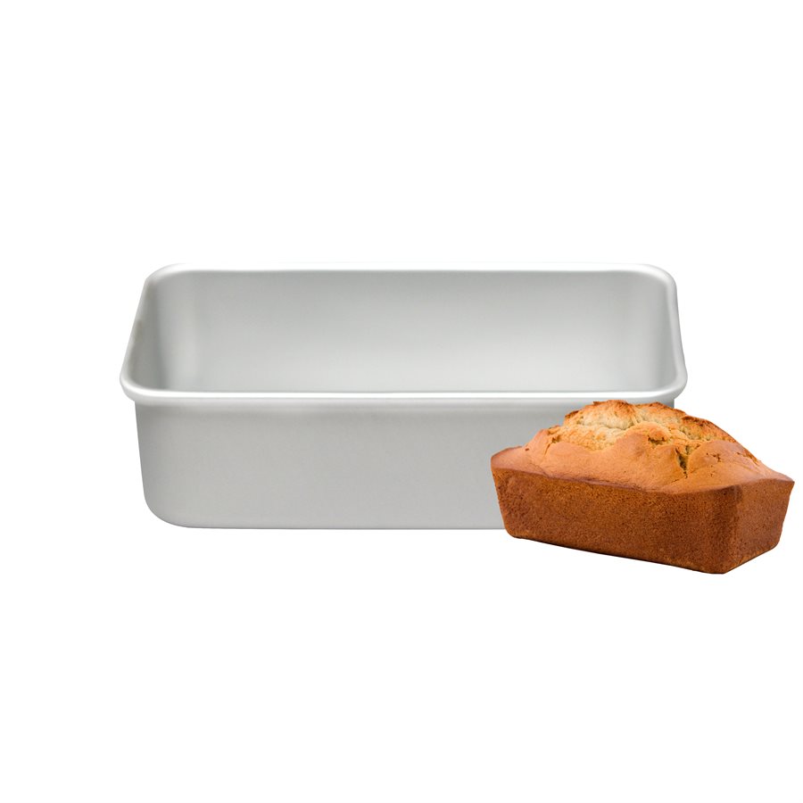 Panificio 18 oz Kraft Paper Baking Loaf Pan - Greaseproof, Rippled - 7 3/4  x 3 1/4 x 2 - 10 count box