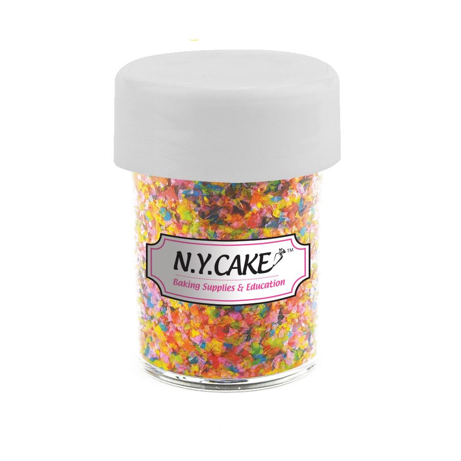 Multi-Colored Edible Glitter 1/4 Ounce : Grocery & Gourmet Food