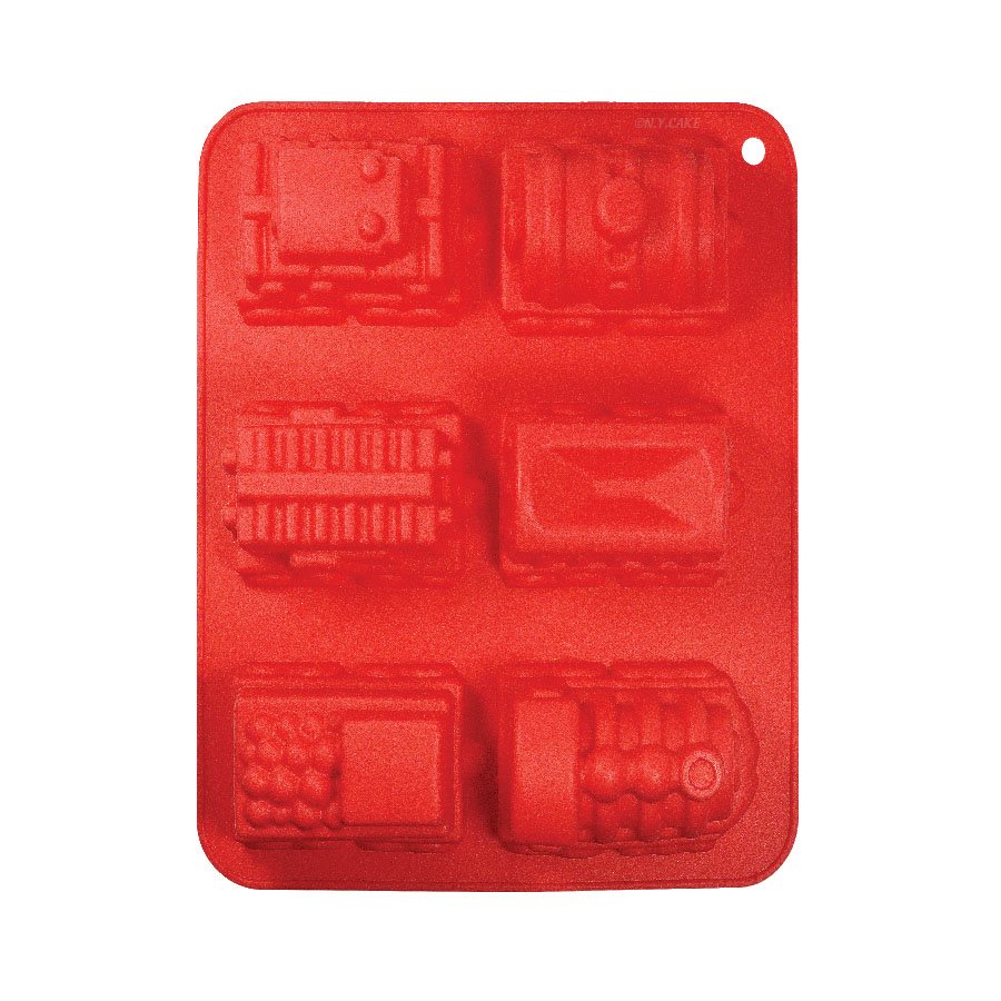 free shipping 1pcs train Cake Pan Bakeware Silicone Mould Mold