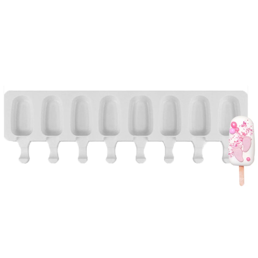 NY Cake Silicone Ice Cream Pops Mini Size Silicone mold for 4 bars/cak –  Bake Supply Plus