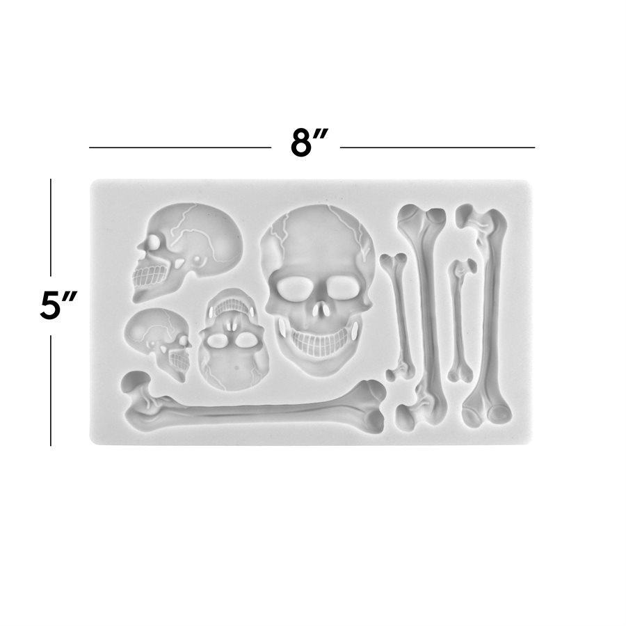 SKULL and BONES Silicone Mold