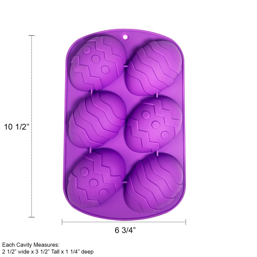 Silicone Easter Egg Mold - 10 cavity