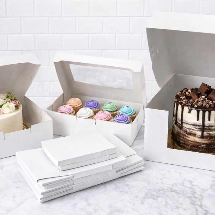 cake boxes for bakeries and home bakers bakery packaging cupcake boxes and cake transport boxes from NY Cake