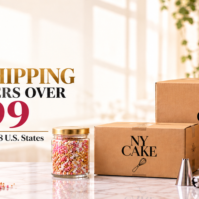 Free shipping on NY Cake orders over $99 within the contiguous 48 U.S. states