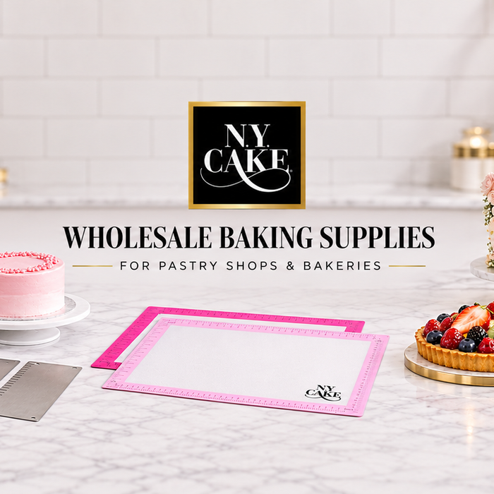 NY Cake wholesale baking supplies, professional tools and finished pastries for pastry shops and bakeries.
