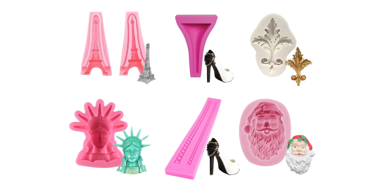 Silicone fondant mold for cake decorating and chocolate making by NY Cake®