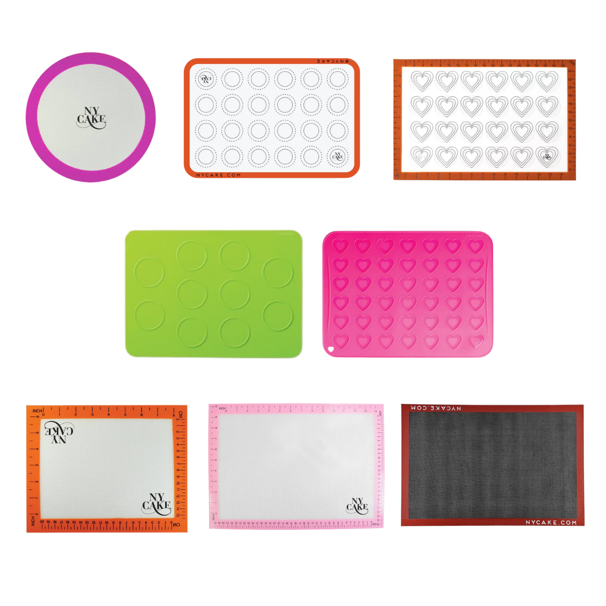 silicone baking mats and macaron baking mats for nonstick baking and macaron templates