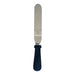 6 inch angled icing spatula with plastic handle and stainless steel blade by NY Cake for cake decorating and frosting.