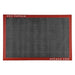 Reusable perforated silicone mesh baking mat full sheet with non-stick heat resistant surface for artisan bread, pastries, macarons, and professional baking.
