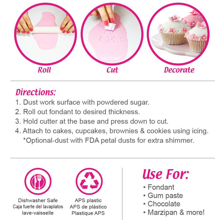 Blossom Plunger - NY Cake | Cake Decorating & Baking Supplies