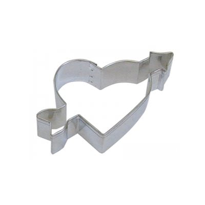 Heart & Arrow Cookie Cutter 4 Inch - NY Cake | Cake Decorating & Baking Supplies