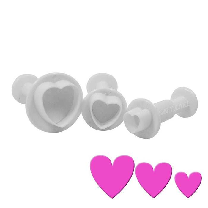 Heart Plunger - NY Cake | Cake Decorating & Baking Supplies