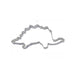 Stegosaurus Cookie Cutter 6 Inch - NY Cake | Cake Decorating & Baking Supplies