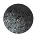 12 inch black round cake drum board with embossed finish and 1/2 inch thick construction for cake support and bakery displays.