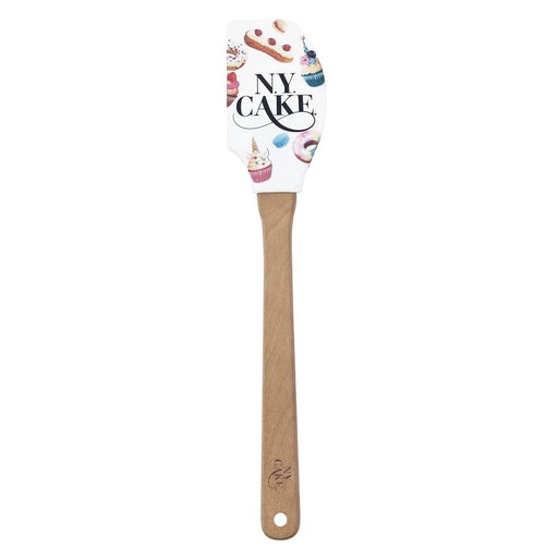 "Baking Is My Therapy" Silicone Spatula w/ Wooden Handle - NY Cake | Cake Decorating & Baking Supplies