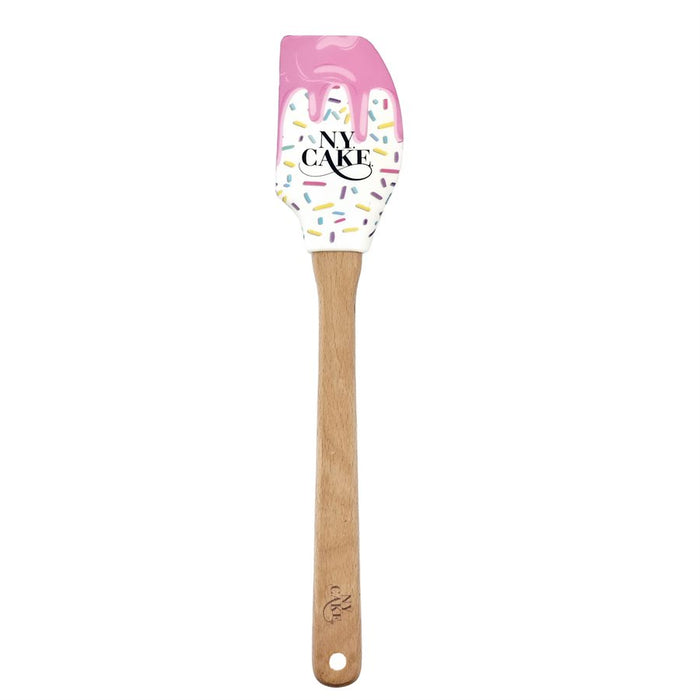 "Icing Drip" Silicone Spatula w/ Wooden Handle - NY Cake | Cake Decorating & Baking Supplies