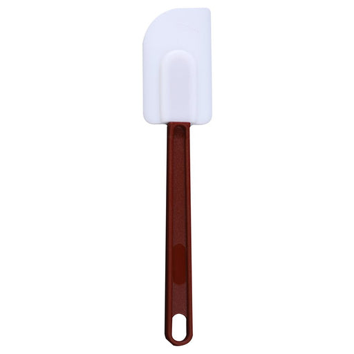 14-inch NY Cake white silicone spatula with long handle for mixing batter, frosting, dough and baking
