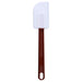 14-inch NY Cake white silicone spatula with long handle for mixing batter, frosting, dough and baking