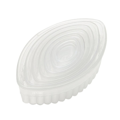 Fluted Football Cookie and Pastry Cutter - NY Cake | Cake Decorating & Baking Supplies