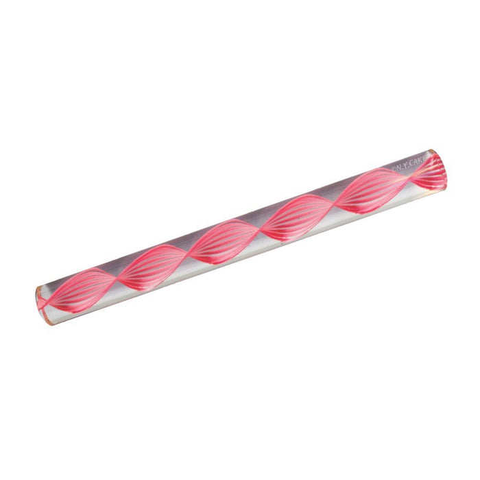 7 3/4 Inches Pink Swirl Fondant Rolling Pin - NY Cake | Cake Decorating & Baking Supplies