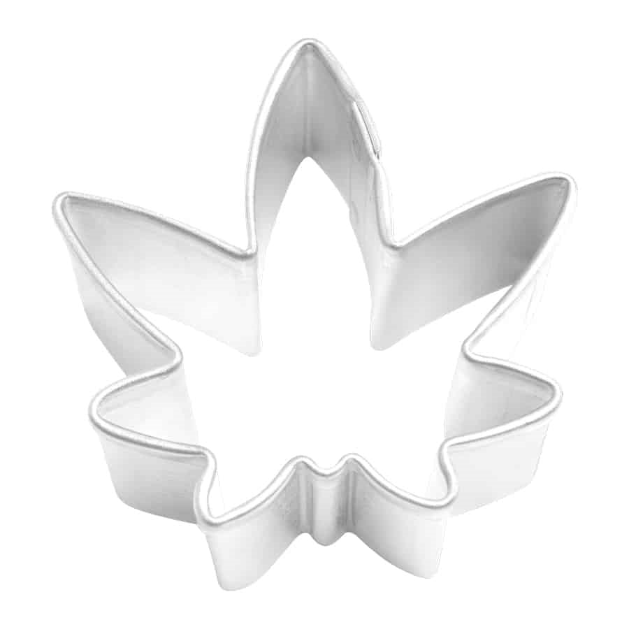 Mini Marijuana Leaf Cookie Cutter — NYCake.com