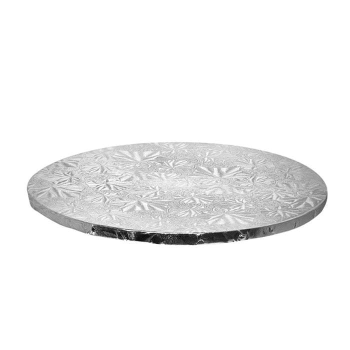 16 Inch Silver Round Cake Drum Board, 1/2" Thick