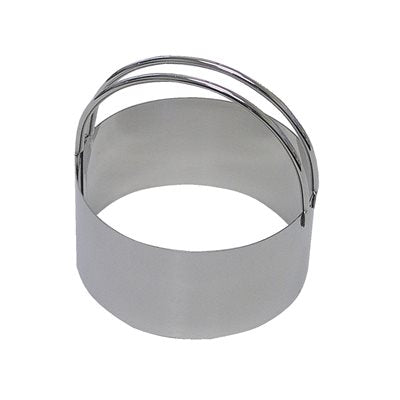 Plain Round Biscuit Cookie Cutter-Stainless Steel 3 1/4 Inch - NY Cake | Cake Decorating & Baking Supplies