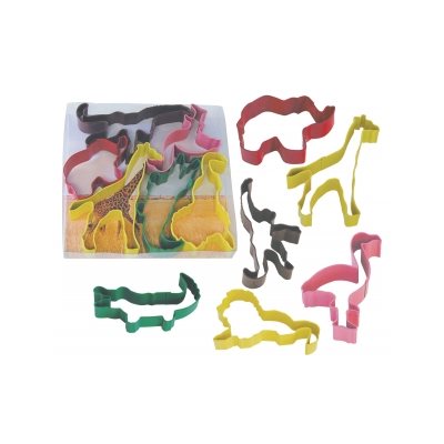 Safari Animal Cookie Cutter Poly Resin Set of 6 - NY Cake | Cake Decorating & Baking Supplies