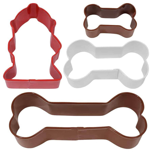 Dog Bone Cookie Cutter Set 4pcs - NY Cake | Cake Decorating & Baking Supplies