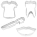 Dental Themed Cookie Cutter Set 4pcs - NY Cake | Cake Decorating & Baking Supplies