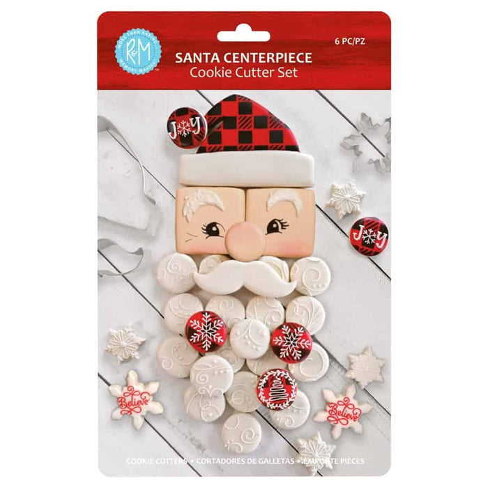 Santa Centerpiece Cookie Cutter Set 6pc - NY Cake | Cake Decorating & Baking Supplies