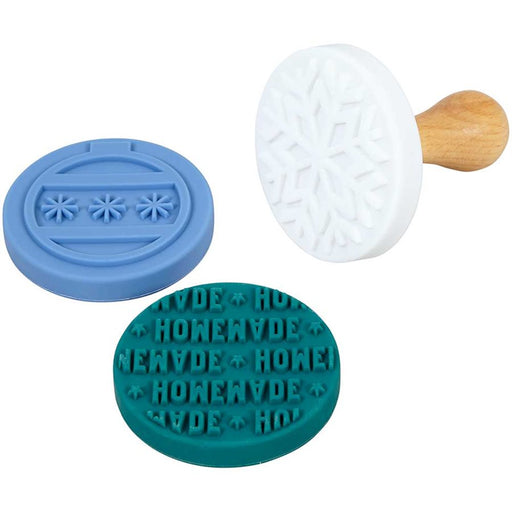 CHRISTMAS COOKIE STAMP-3PK - NY Cake | Cake Decorating & Baking Supplies