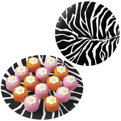 Zebra 12 Inch Doilies By Wilton - NY Cake | Cake Decorating & Baking Supplies