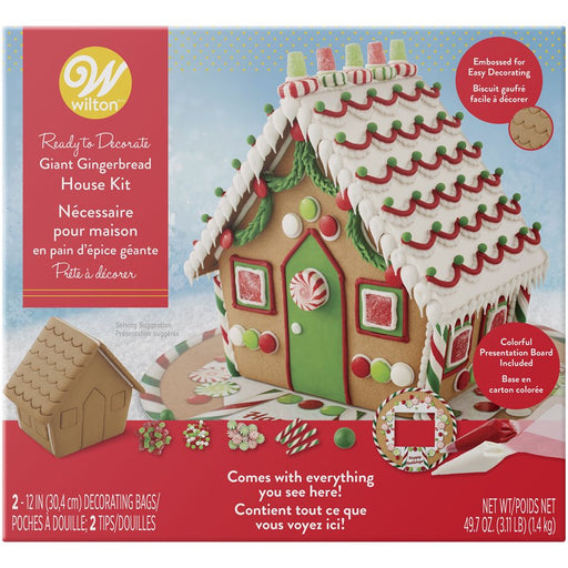 Big, Bright and Giant Gingerbread House Decorating Kit - NY Cake | Cake Decorating & Baking Supplies