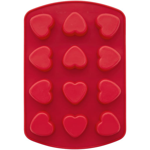 Heart Silicone Pan 12 Cavities - NY Cake | Cake Decorating & Baking Supplies