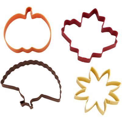 Thanksgiving Cookie Cutter Set of 4 - NY Cake | Cake Decorating & Baking Supplies