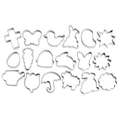 Easter Metal Cutters 18 pcs By Wilton - NY Cake | Cake Decorating & Baking Supplies