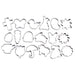 Easter Metal Cutters 18 pcs By Wilton - NY Cake | Cake Decorating & Baking Supplies