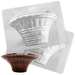 Create a large woven chocolate basket for Easter, holidays and special events. FDA-approved 2-piece mold made in the USA