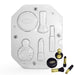 3D makeup set chocolate mold polycarbonate