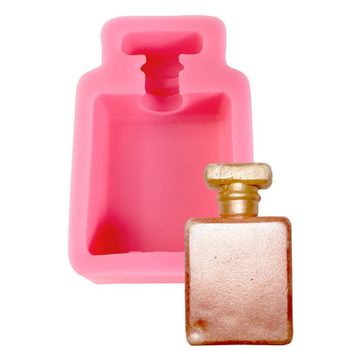 3D perfume bottle silicone fondant mold for cake decorating