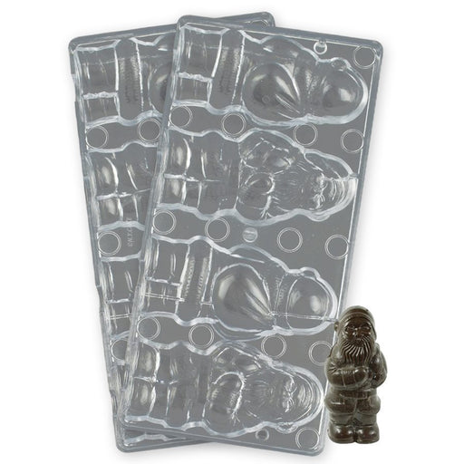 3D Santa chocolate mold polycarbonate