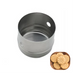 3 inch round stainless steel cookie and biscuit cutter 2 1/2 inch high for cookies, biscuits, fondant and donuts