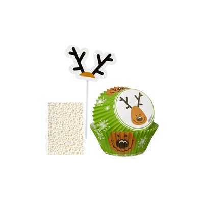 Reindeer Cupcake Decorating Kit - NY Cake | Cake Decorating & Baking Supplies