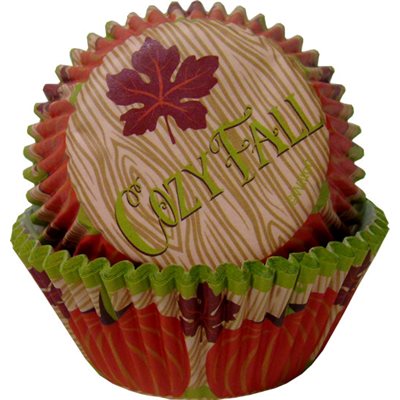 Cozy Fall Standard Baking Cups-75 CT By Wilton - NY Cake | Cake Decorating & Baking Supplies